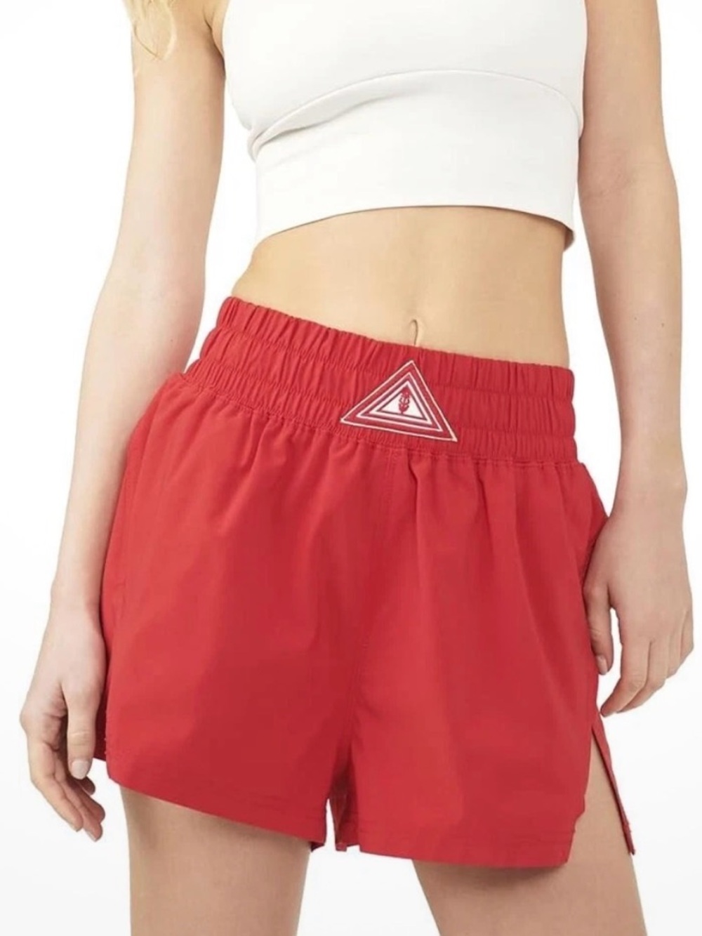Free People Red Athletic Shorts